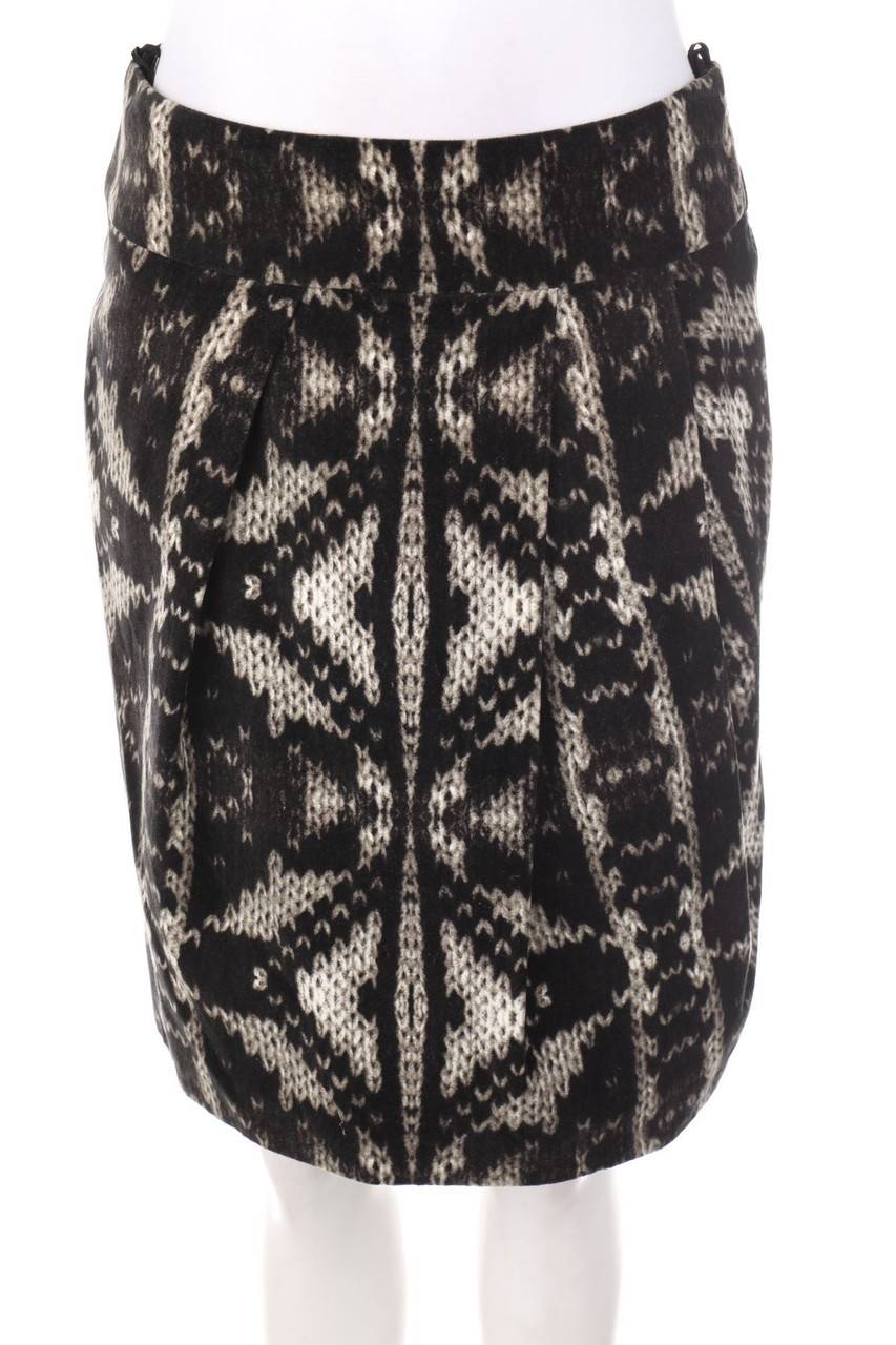 Carou Max Mara WEEKEND Samt-Rock mit Print