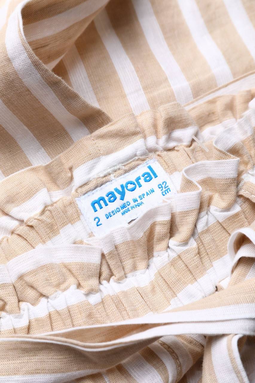 Carou Mayoral Paperbag-Hose Mit Streifen
