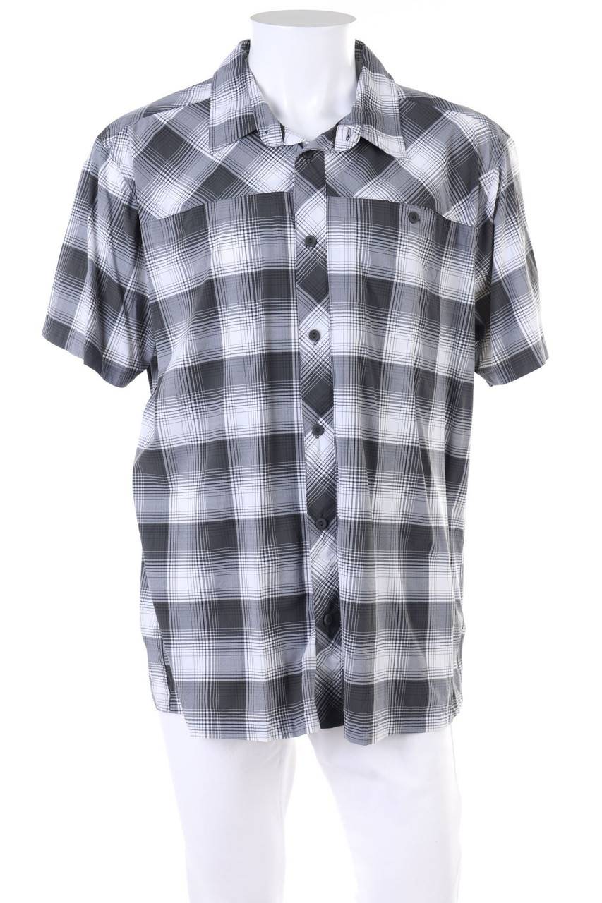 Carou McKINLEY Kurzarm-Hemd mit Tartan-Muster