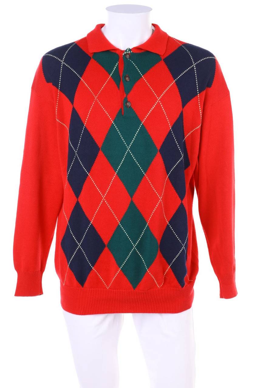 Carou McNEAL Pullover mit Argyle-Muster