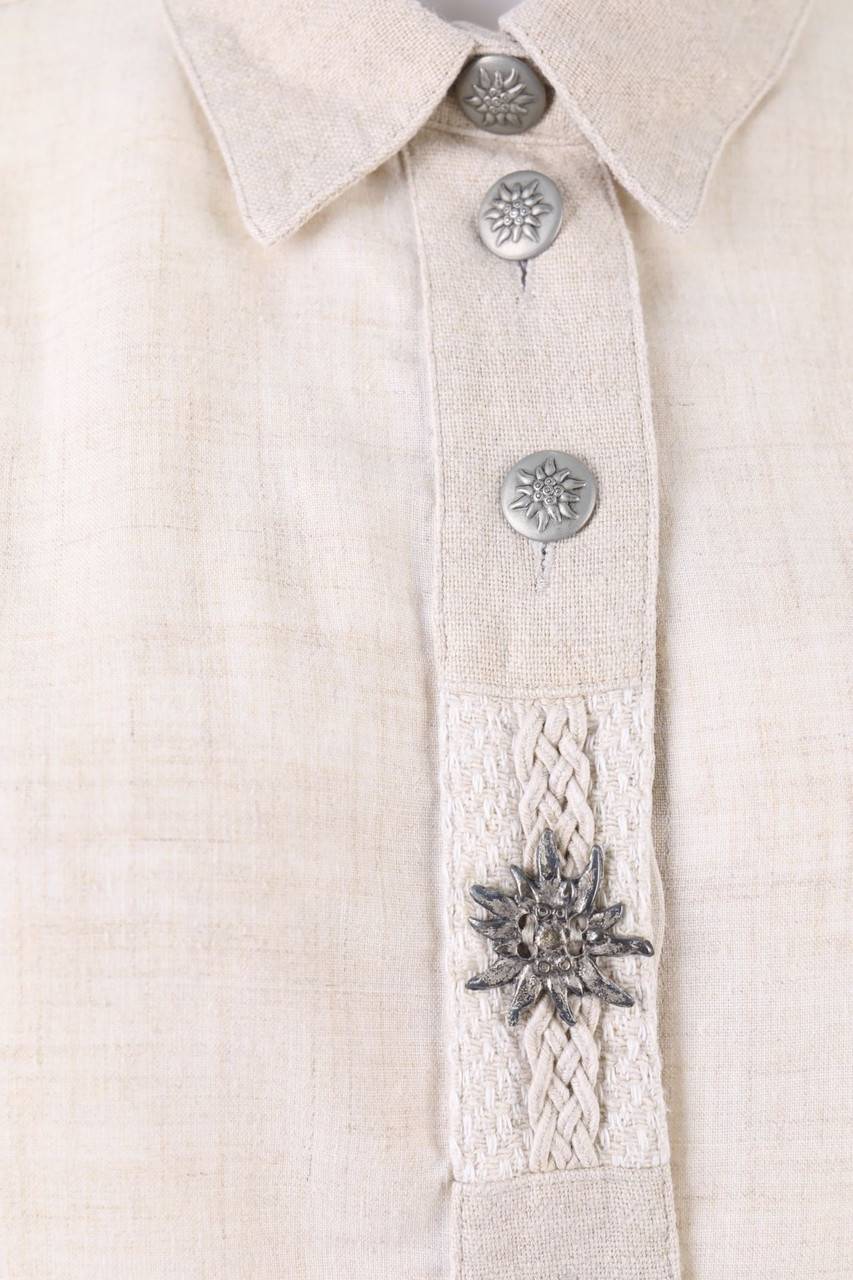 Carou MEICO Trachten-Bluse Mit Applikationen