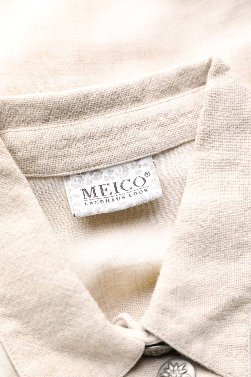 Carou MEICO Trachten-Bluse Mit Applikationen