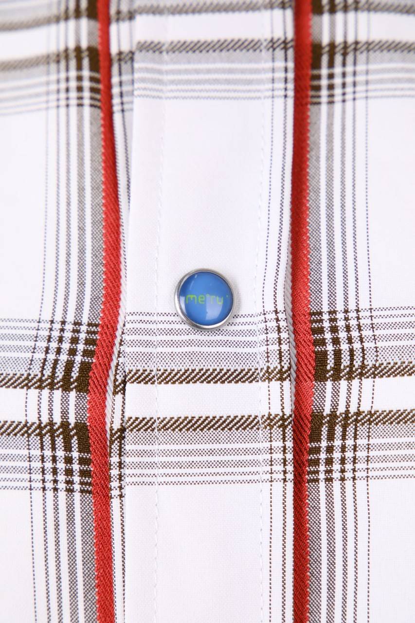 Carou Meru Kurzarm-Hemd Mit Karo-Muster