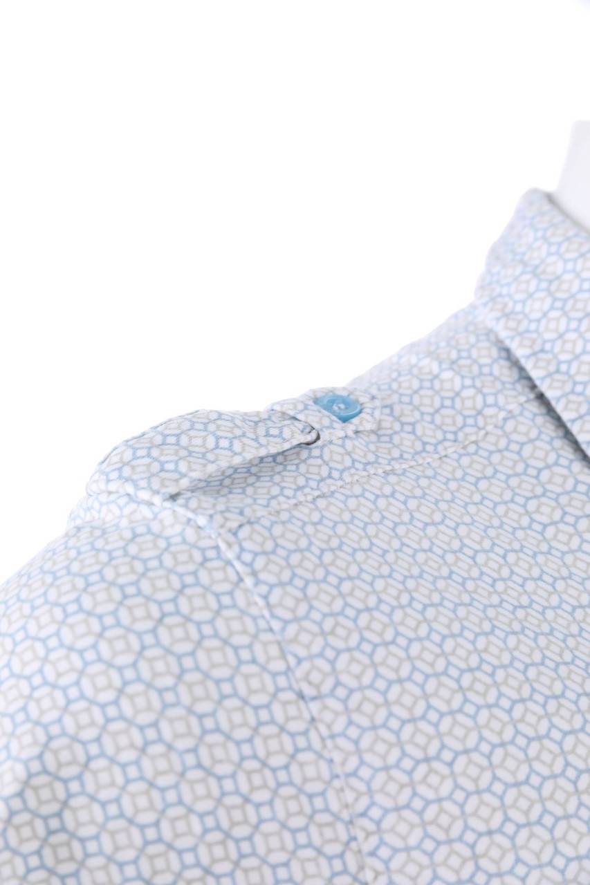 Carou MEXX Kurzarm-Hemd Mit Schulter-Riegeln