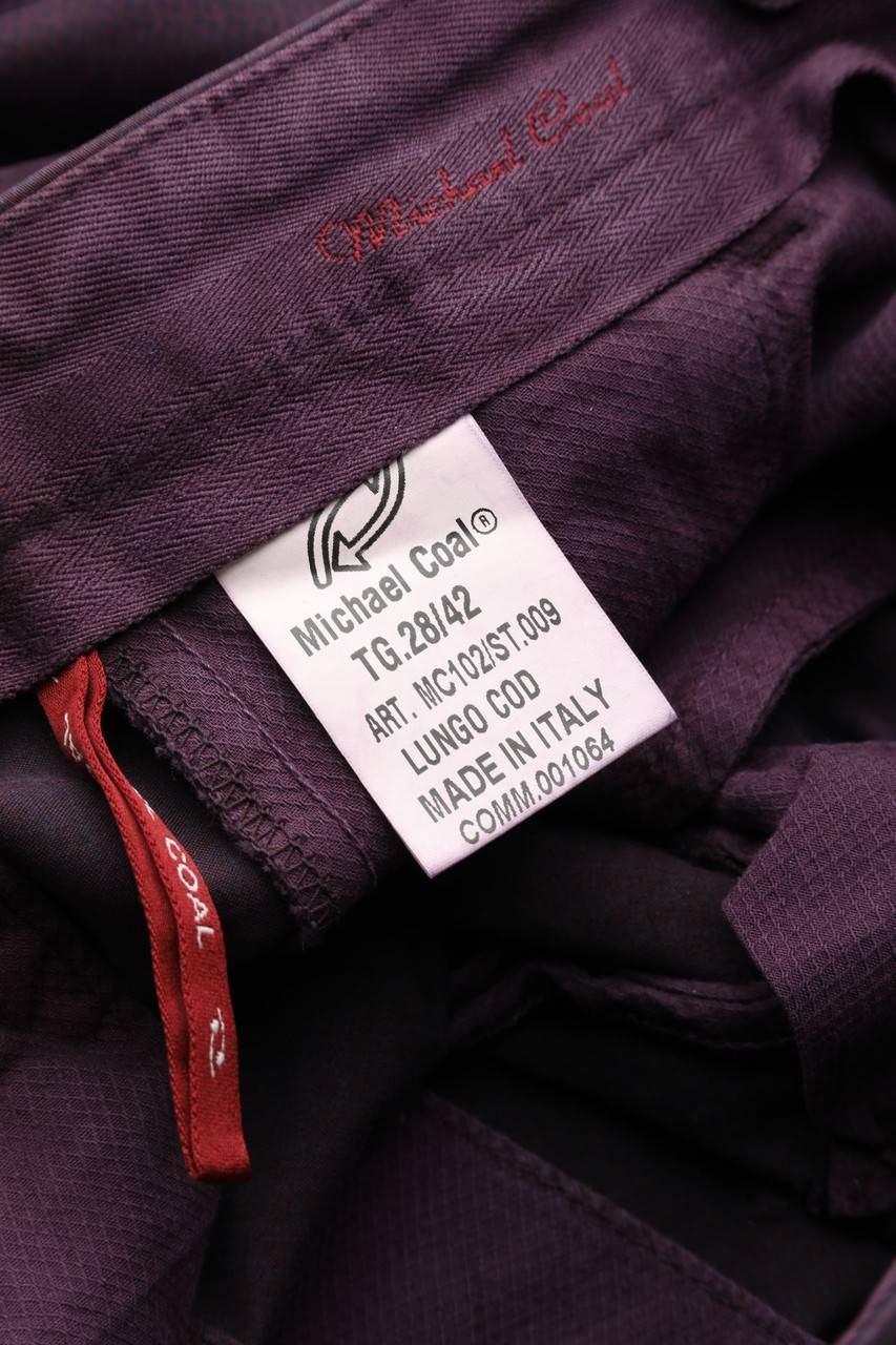 Carou Michael Coal Chino-Hose Aus Baumwoll-Mix