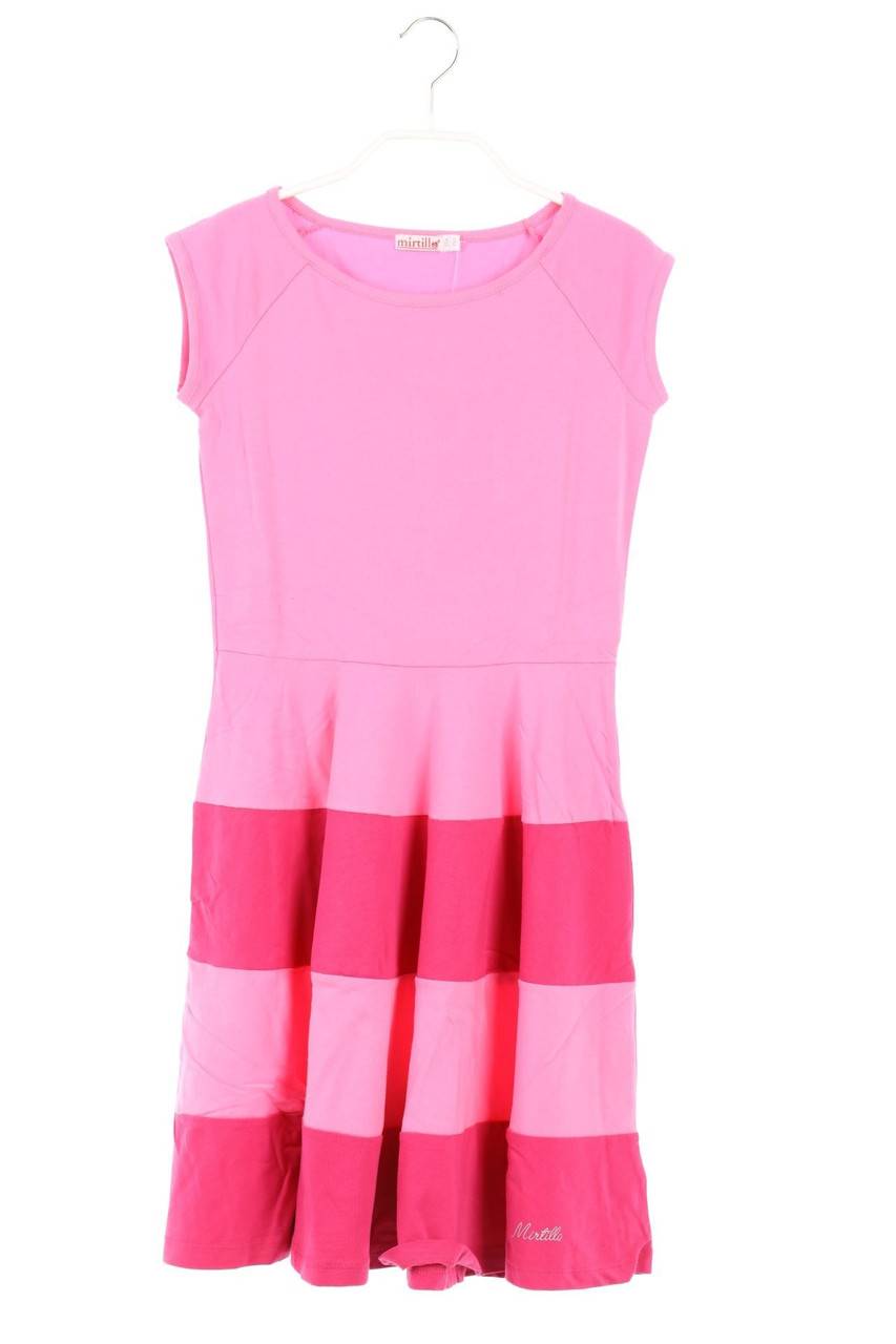 Carou mirtillo Jersey-Kleid mit Streifen