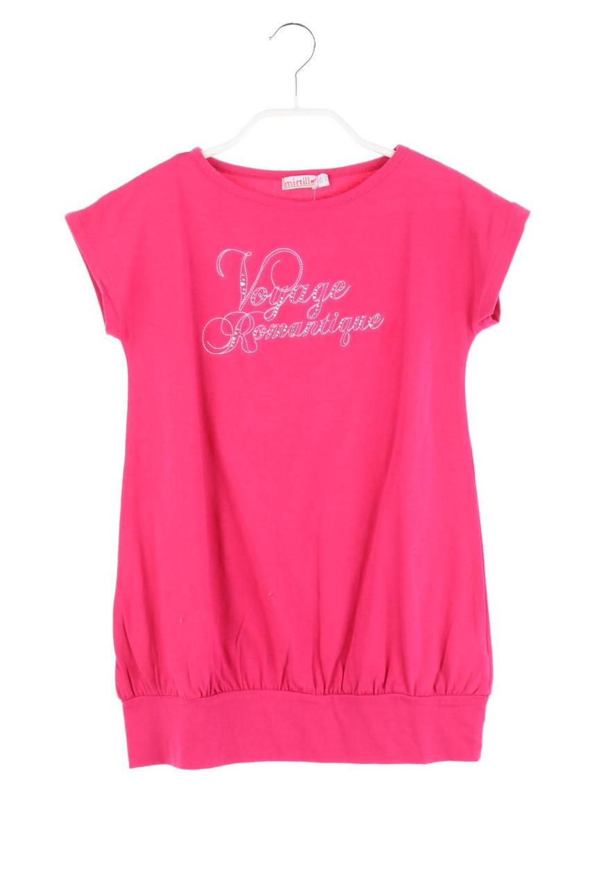 Carou mirtillo T-Shirt mit Strass-Steinen