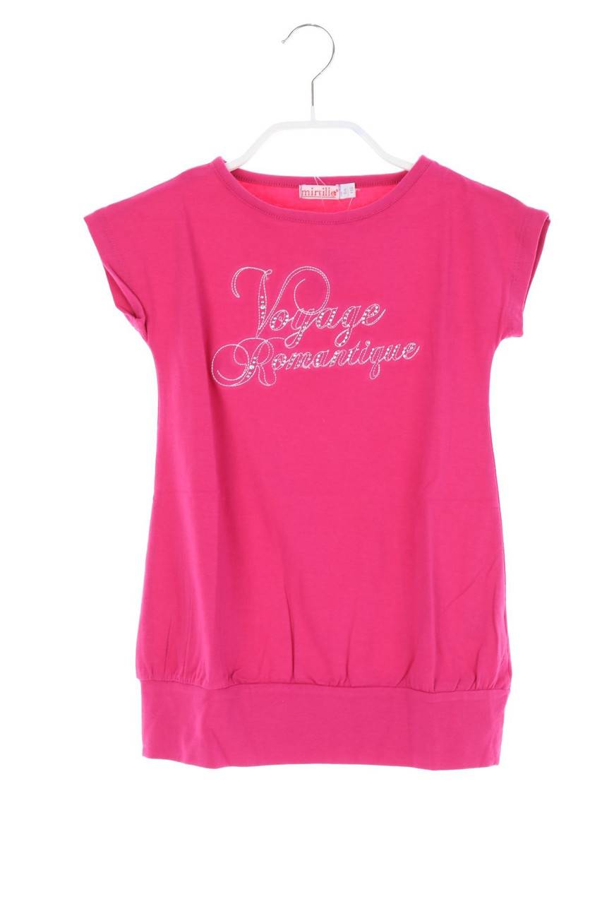 Carou mirtillo T-Shirt mit Strass-Steinen