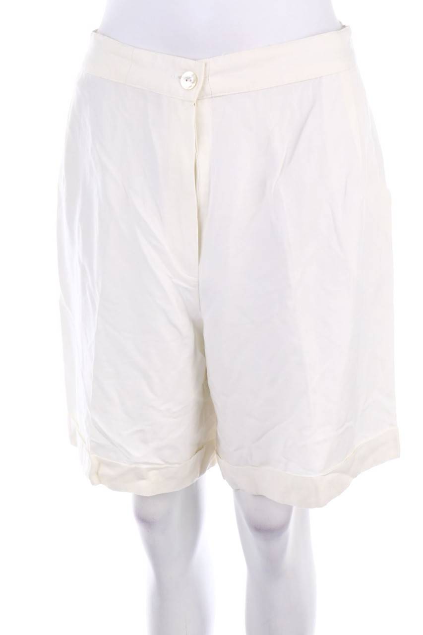 Carou Miss H. Vintage-Bermuda-Shorts mit Leinen