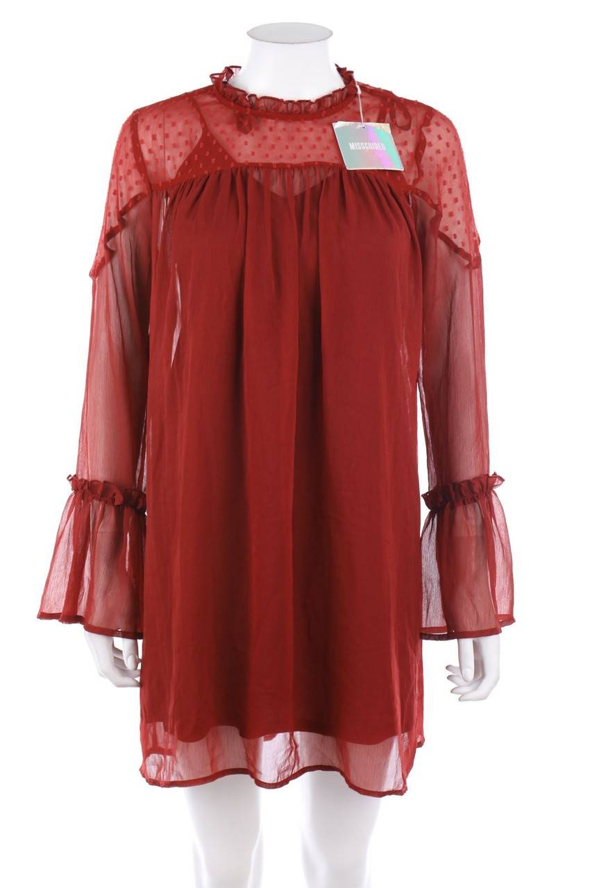 Carou MISSGUIDED Abendkleid mit Rüschen
