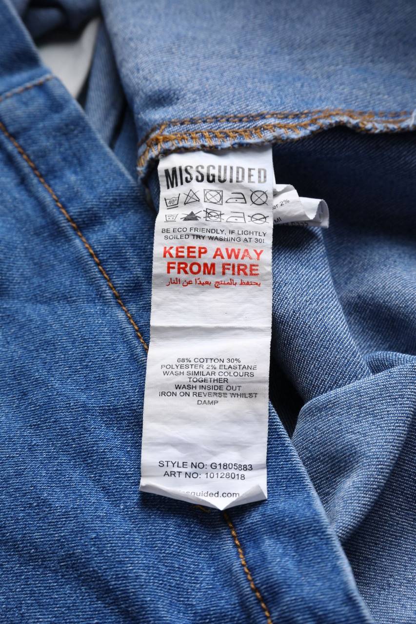 Carou MISSGUIDED Mini-Jeanskleid