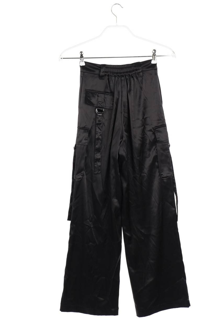 Carou MISSUE Satin-Hose Mit Aufgesetzten Taschen