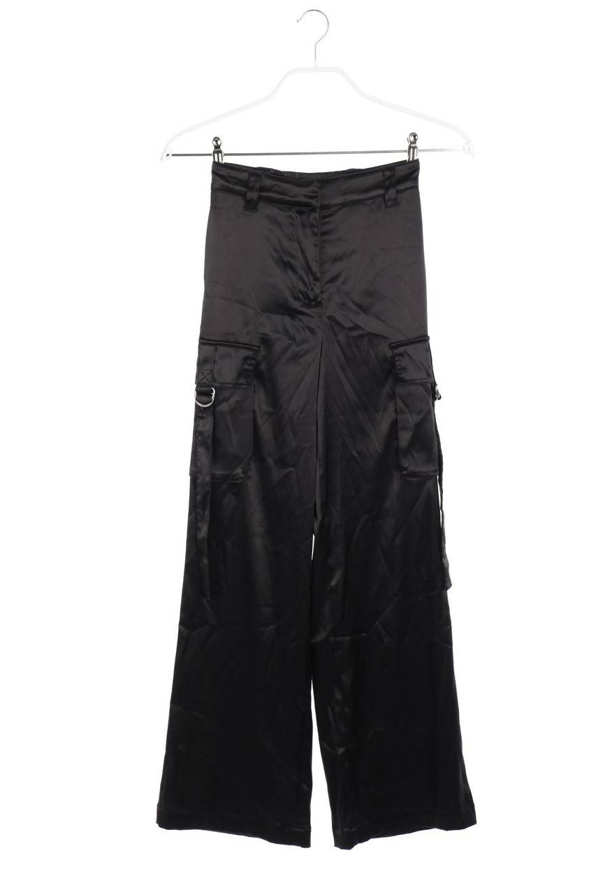 Carou MISSUE Satin-Hose mit aufgesetzten Taschen