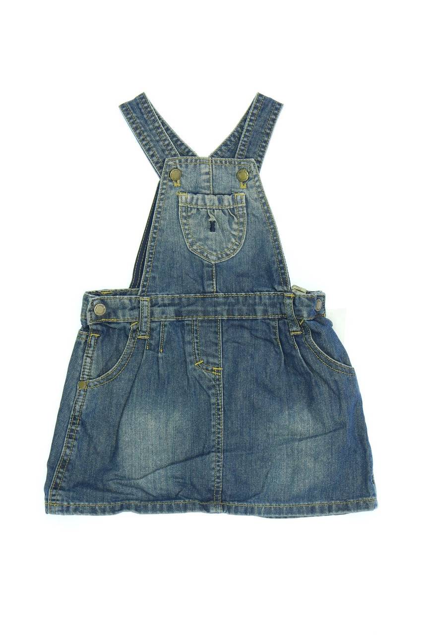 Carou mon coeur Denim-Latz-Kleid