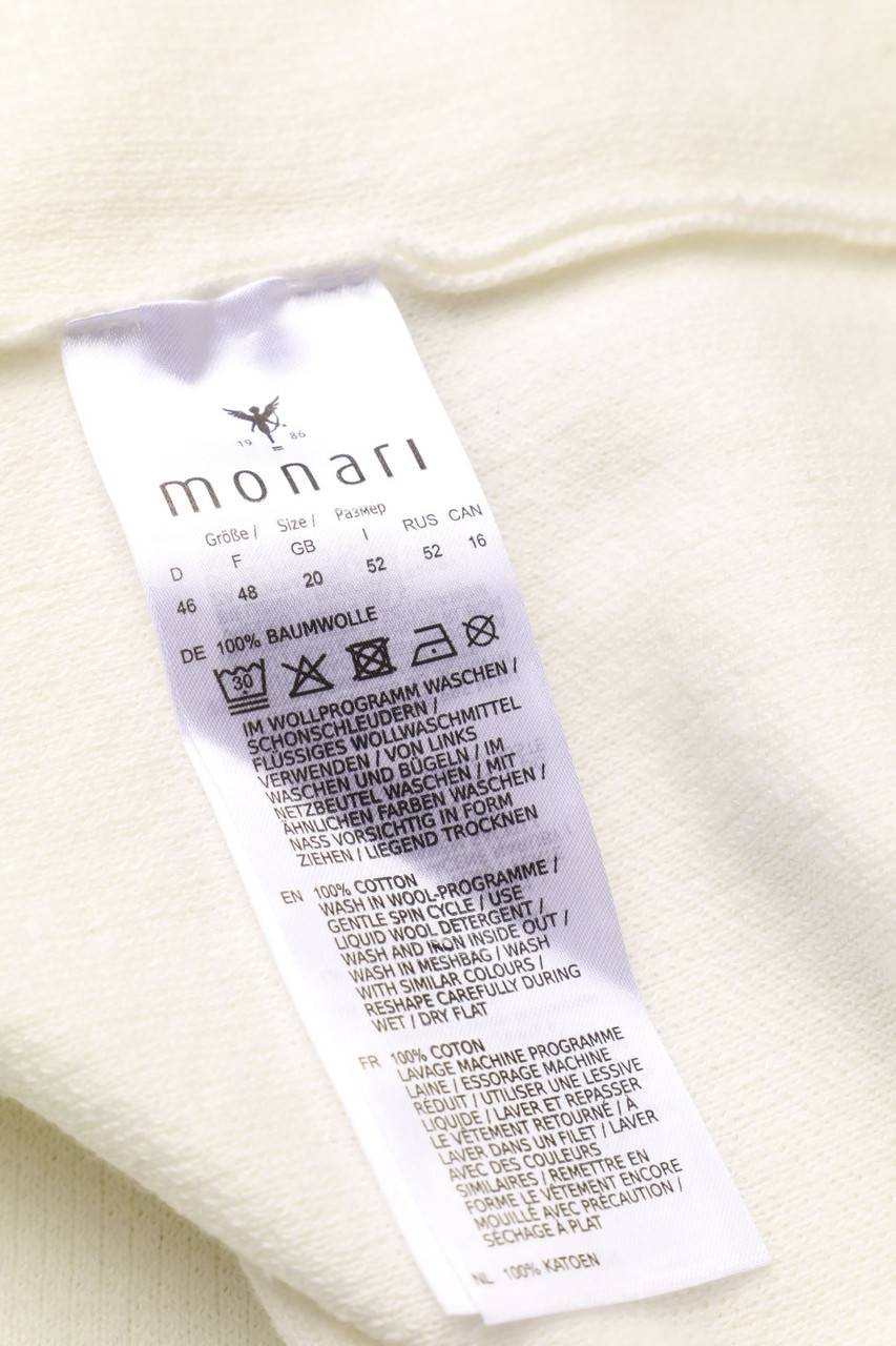 Carou Monari Baumwoll-Pullover Mit Strass-Steinen