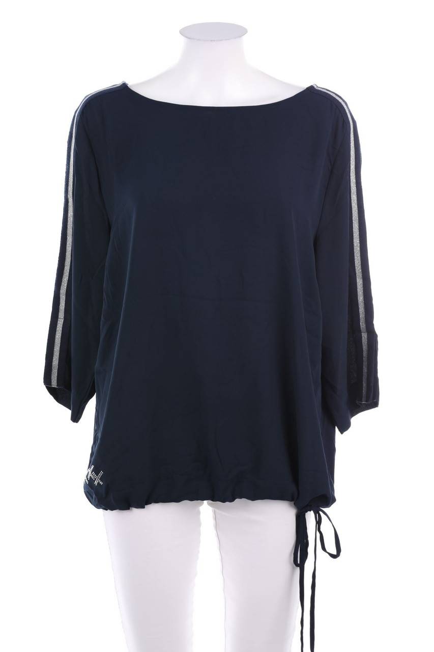 Carou monari Bluse mit 3/4-Ärmel mit Tunnelzug