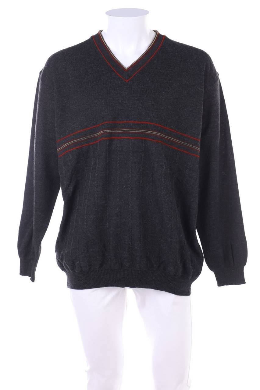 Carou MONTE CARLO V-Neck-Pullover aus Woll-Mix