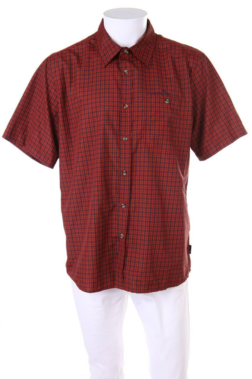 Carou moorhead Kurzarm-Hemd mit Logo-Stickerei