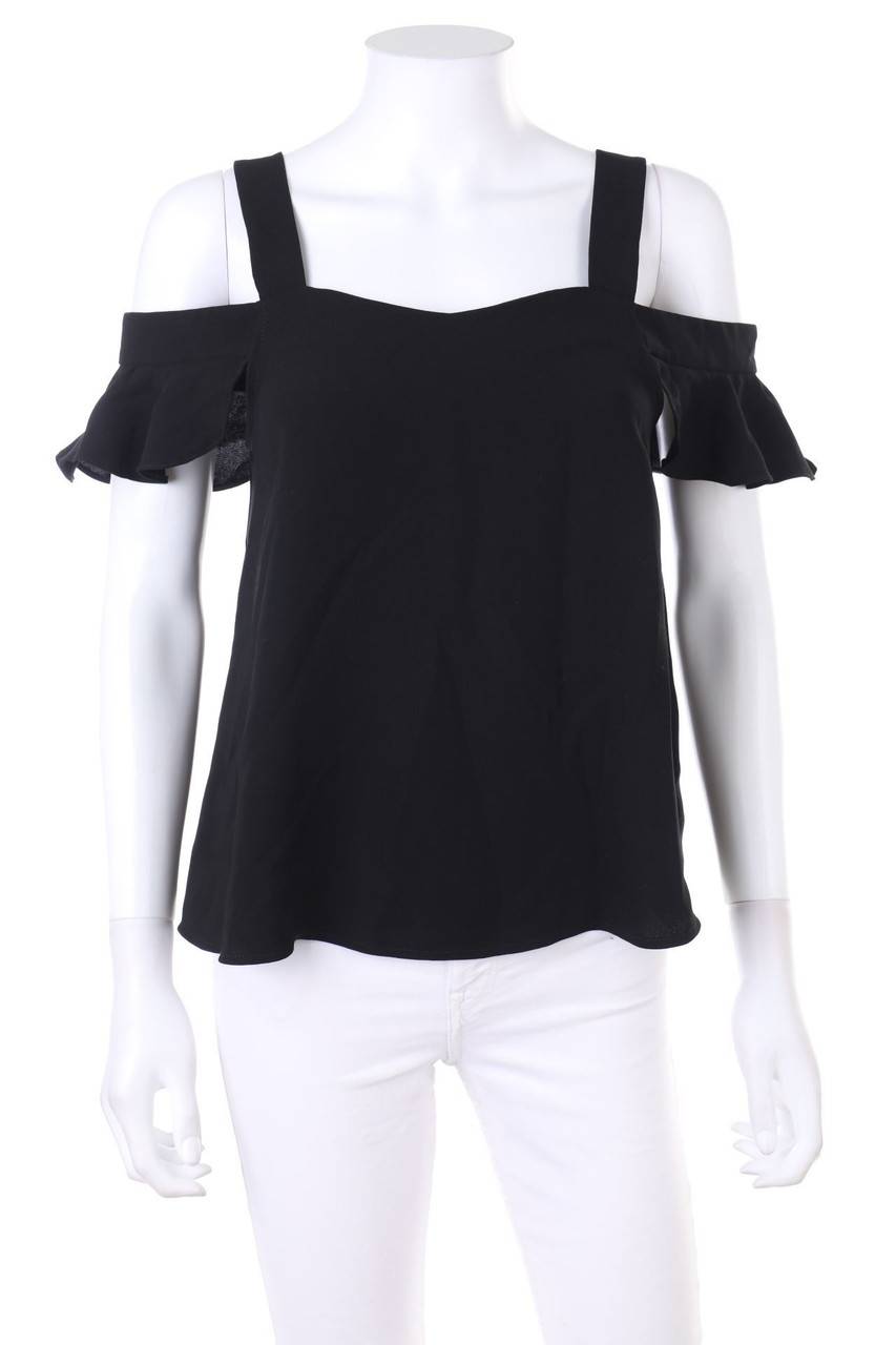 Carou MORGAN Cold-Shoulder-Top mit Volants
