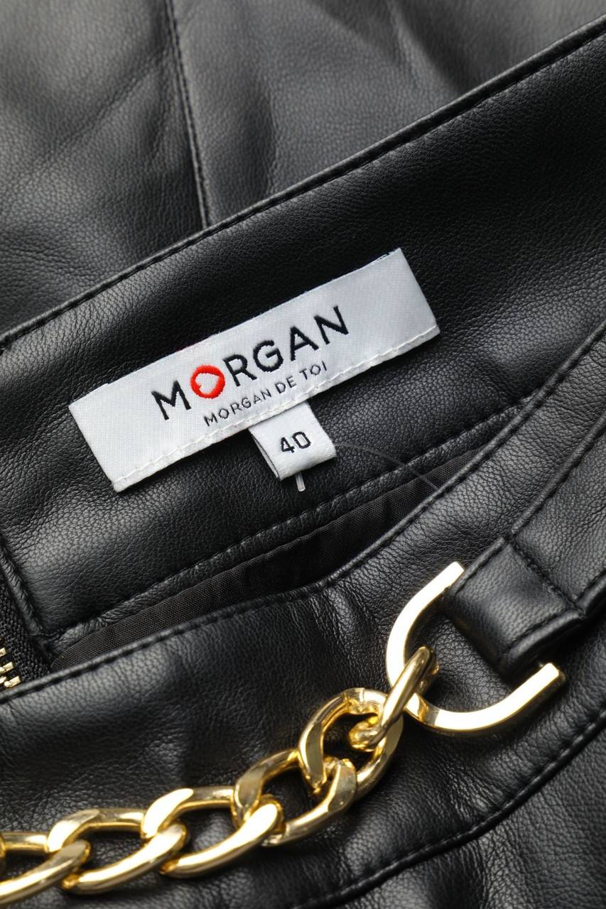 Carou MORGAN Faux Leather-Rock Mit Kette