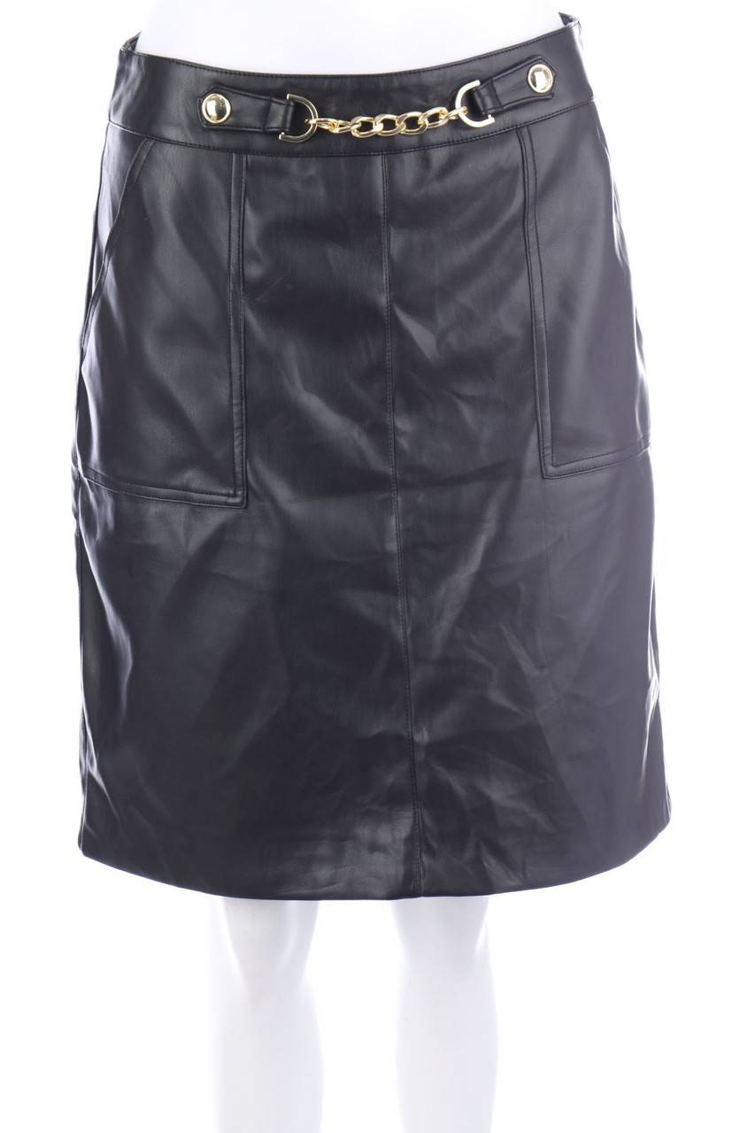Carou MORGAN Faux Leather-Rock mit Kette