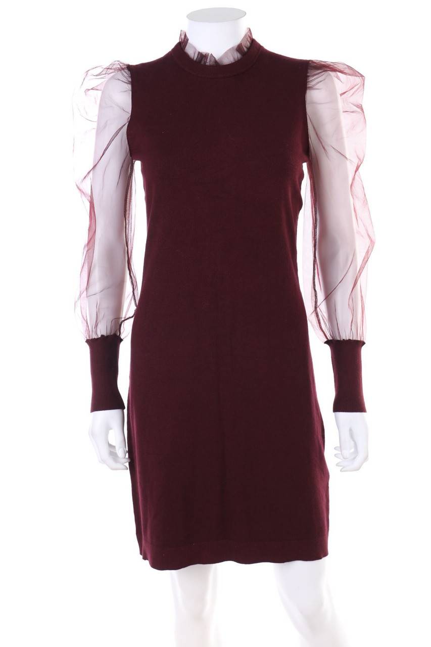 Carou MORGAN Kleid mit Mesh-Einsatz