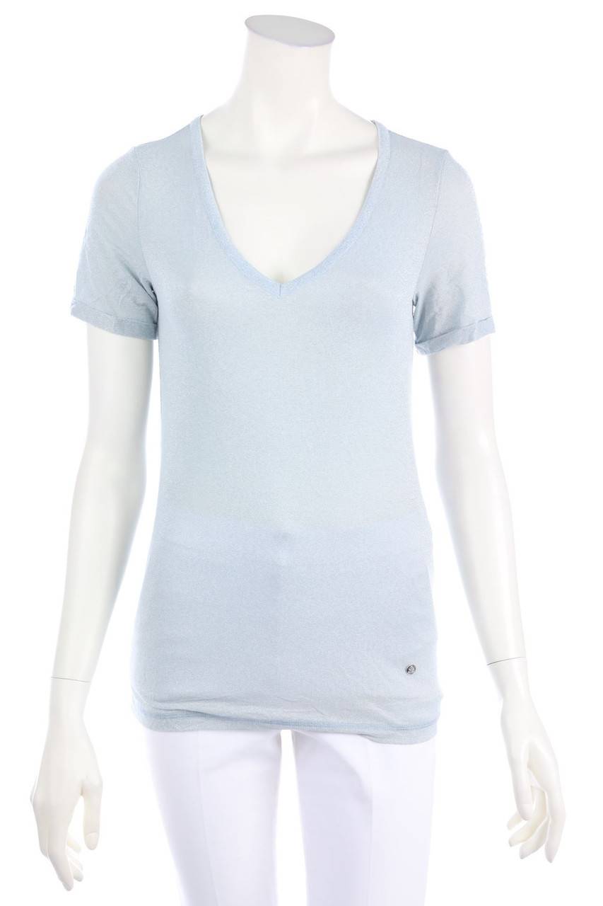 Carou MOS MOSH Glitzer-Kurzarm-Shirt