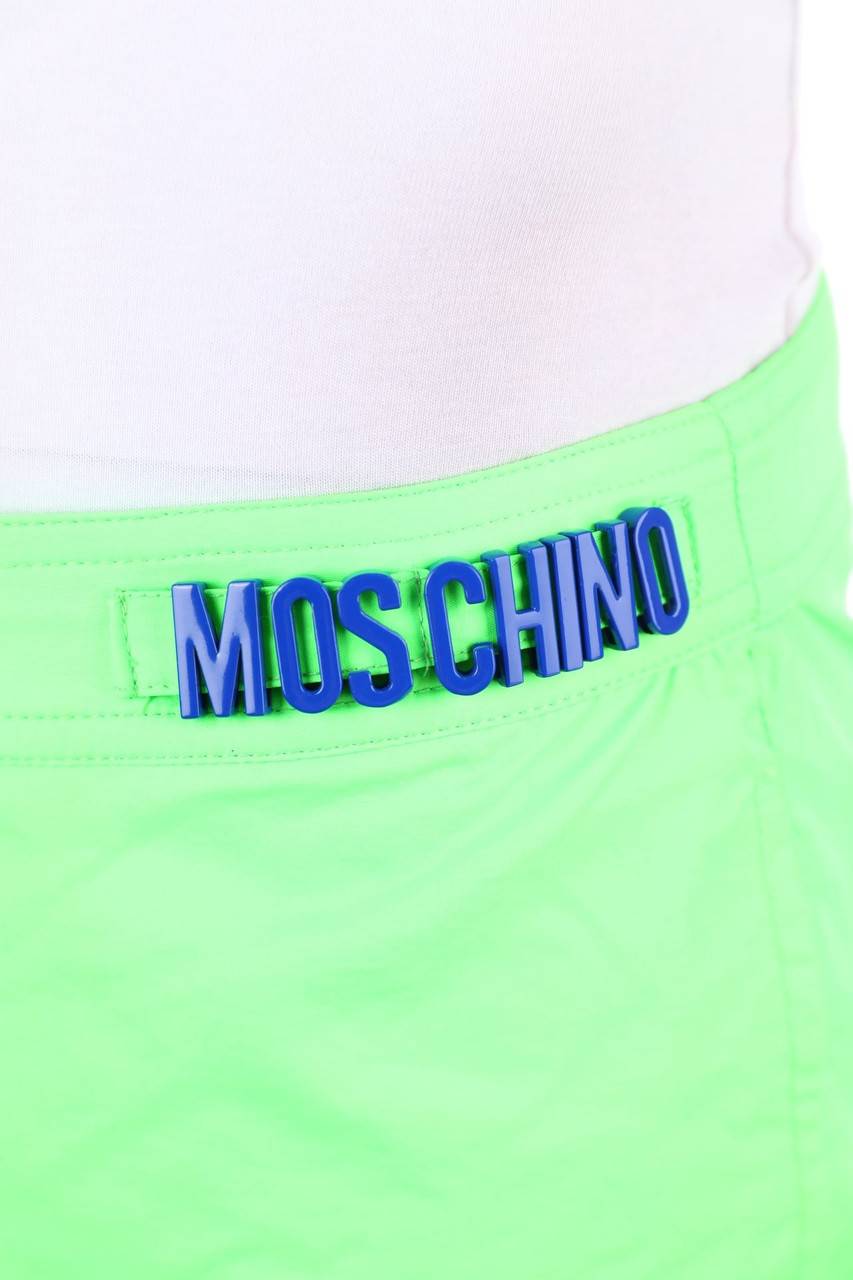 Carou MOSCHINO Schwimm-Shorts Mit Logo-Plakette