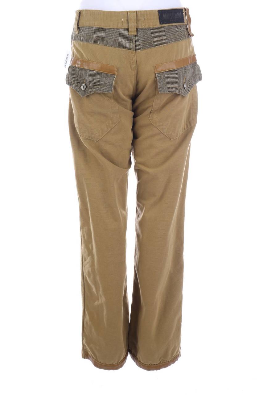 Carou MOSCHINO Straight Cut Jeans Mit Karo-Muster