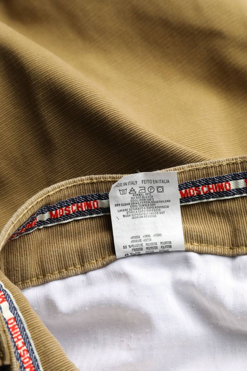 Carou MOSCHINO Straight Cut Jeans Mit Karo-Muster