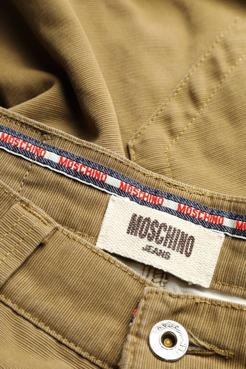 Carou MOSCHINO Straight Cut Jeans Mit Karo-Muster
