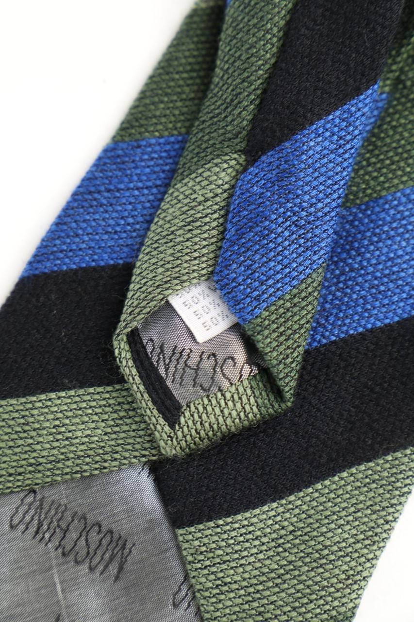 Carou MOSCHINO Streifen-Krawatte Mit Seide