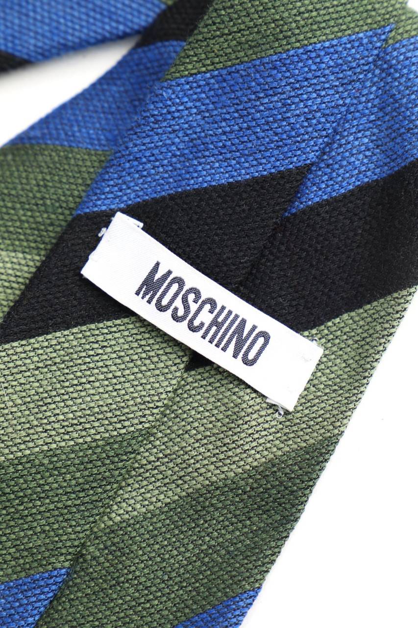 Carou MOSCHINO Streifen-Krawatte Mit Seide