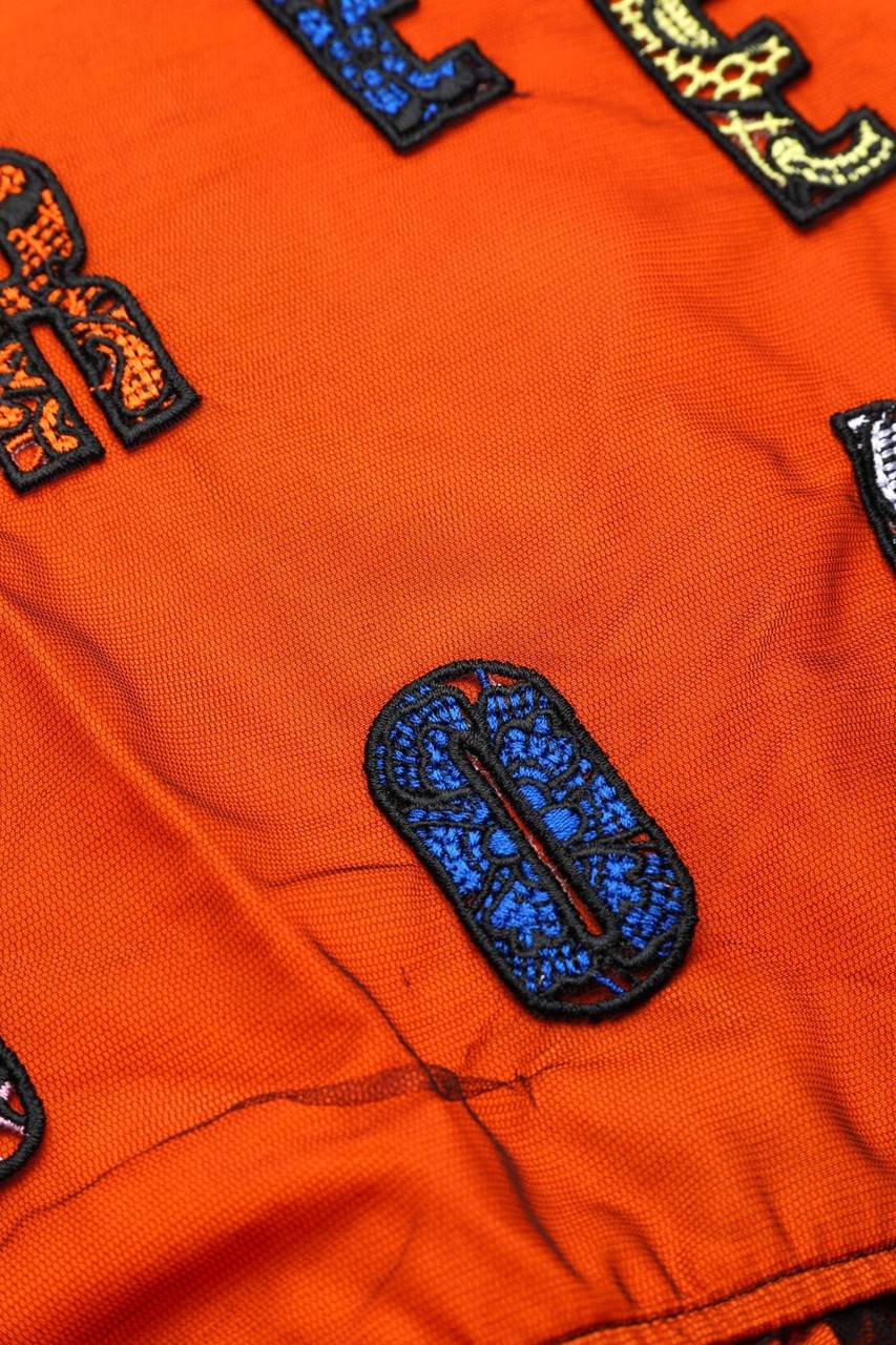 Carou MSGM Kleid Mit Stickereien