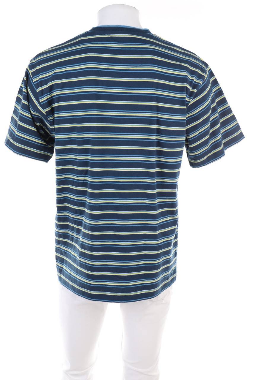 Carou MUCH MORE Streifen-T-Shirt Mit V-Neck