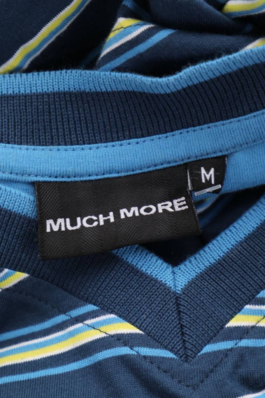 Carou MUCH MORE Streifen-T-Shirt Mit V-Neck