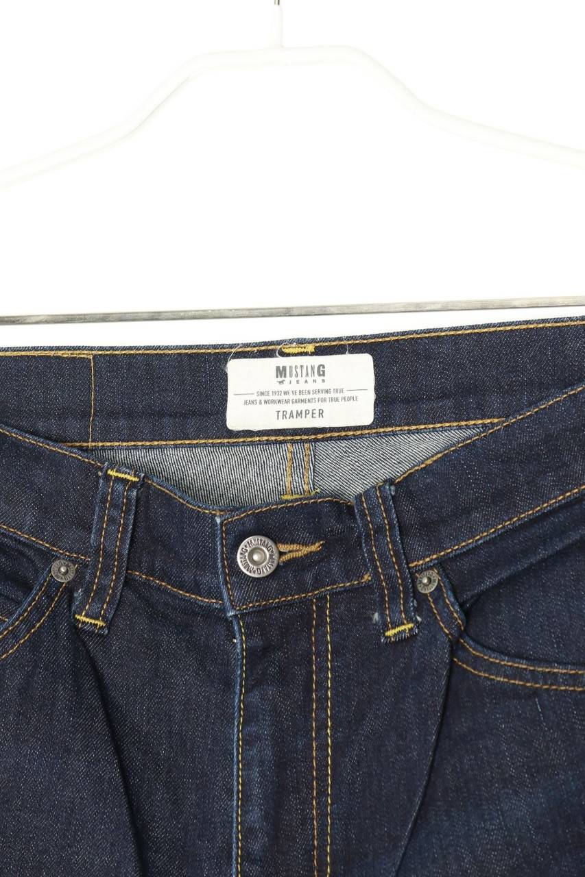 Carou MUSTANG Dark Denim Straight Cut Jeans