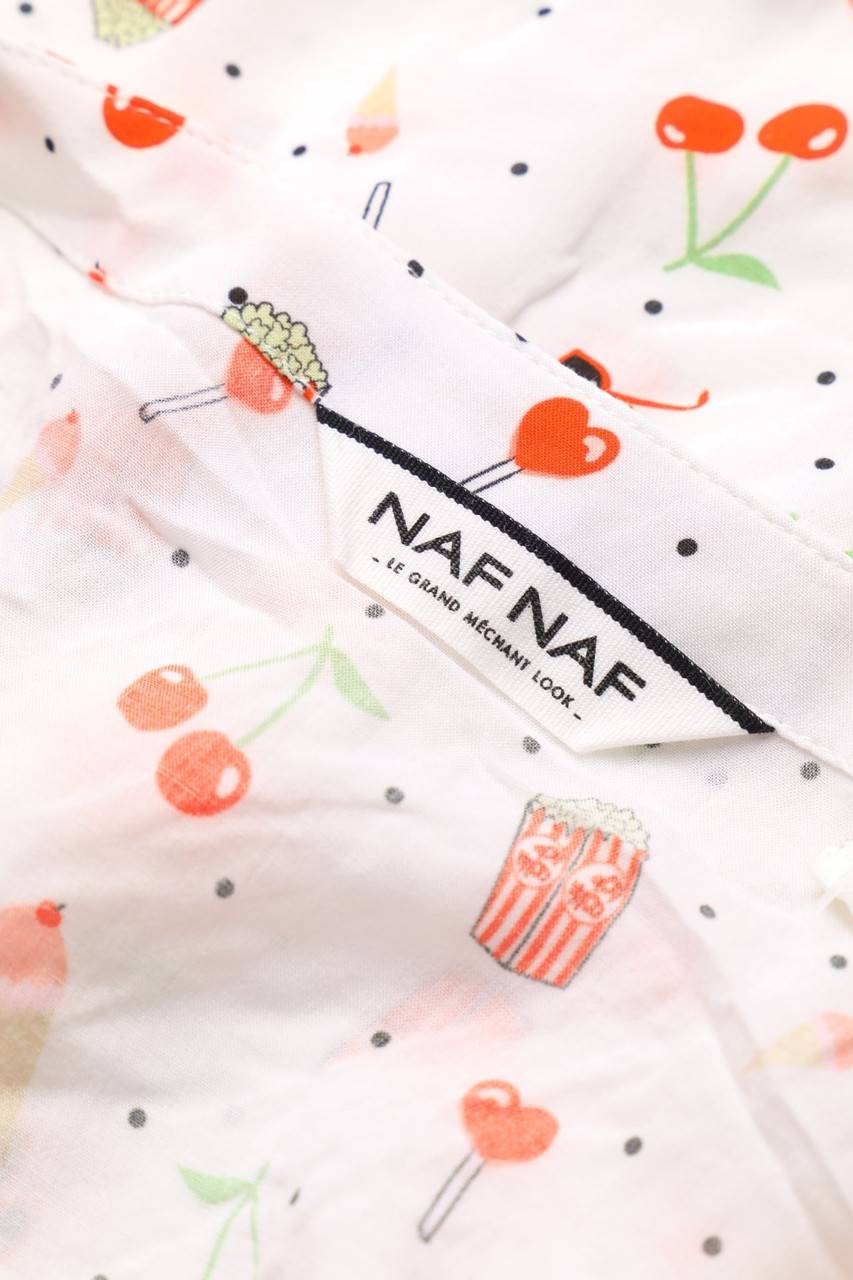 Carou NAF NAF Kurzarm-Bluse Zum Knoten