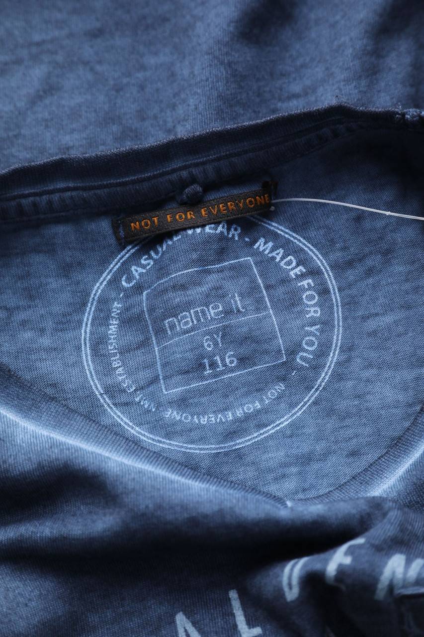 Carou Name It Garment Dyed-T-Shirt Mit Print