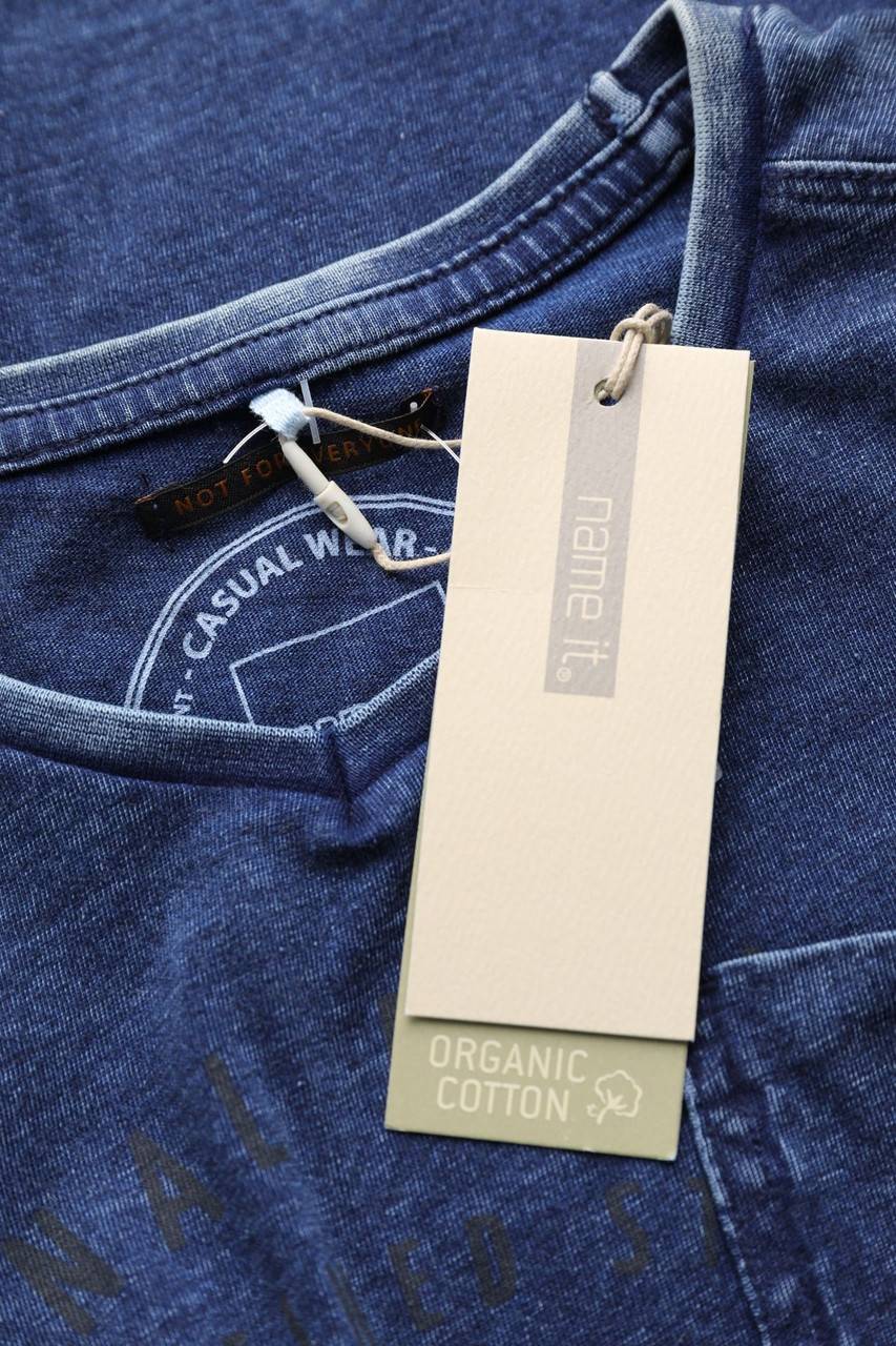 Carou Name It T-Shirt In Denim-Optik