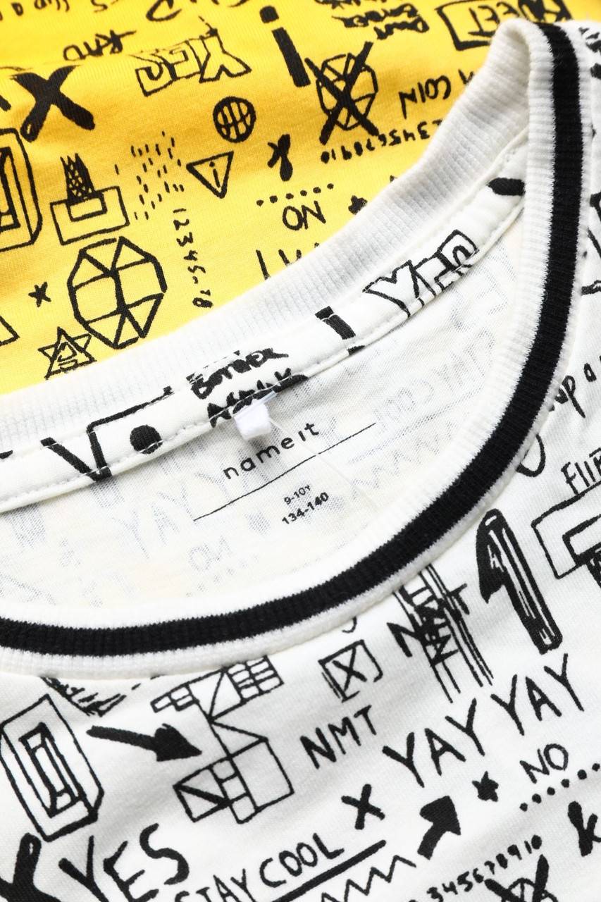 Carou Name It T-Shirt Mit Dip Dye-Effekt