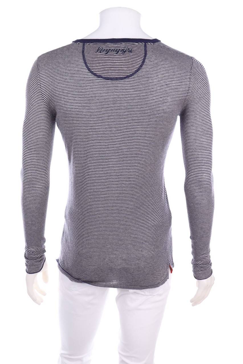 Carou Napapijri Longsleeve-Shirt Aus Leinen-Mix