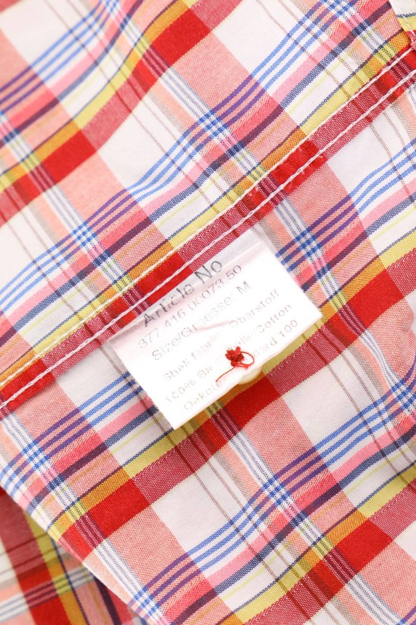 Carou NAVYBOOT Kurzarm-Hemd Mit Karo-Muster