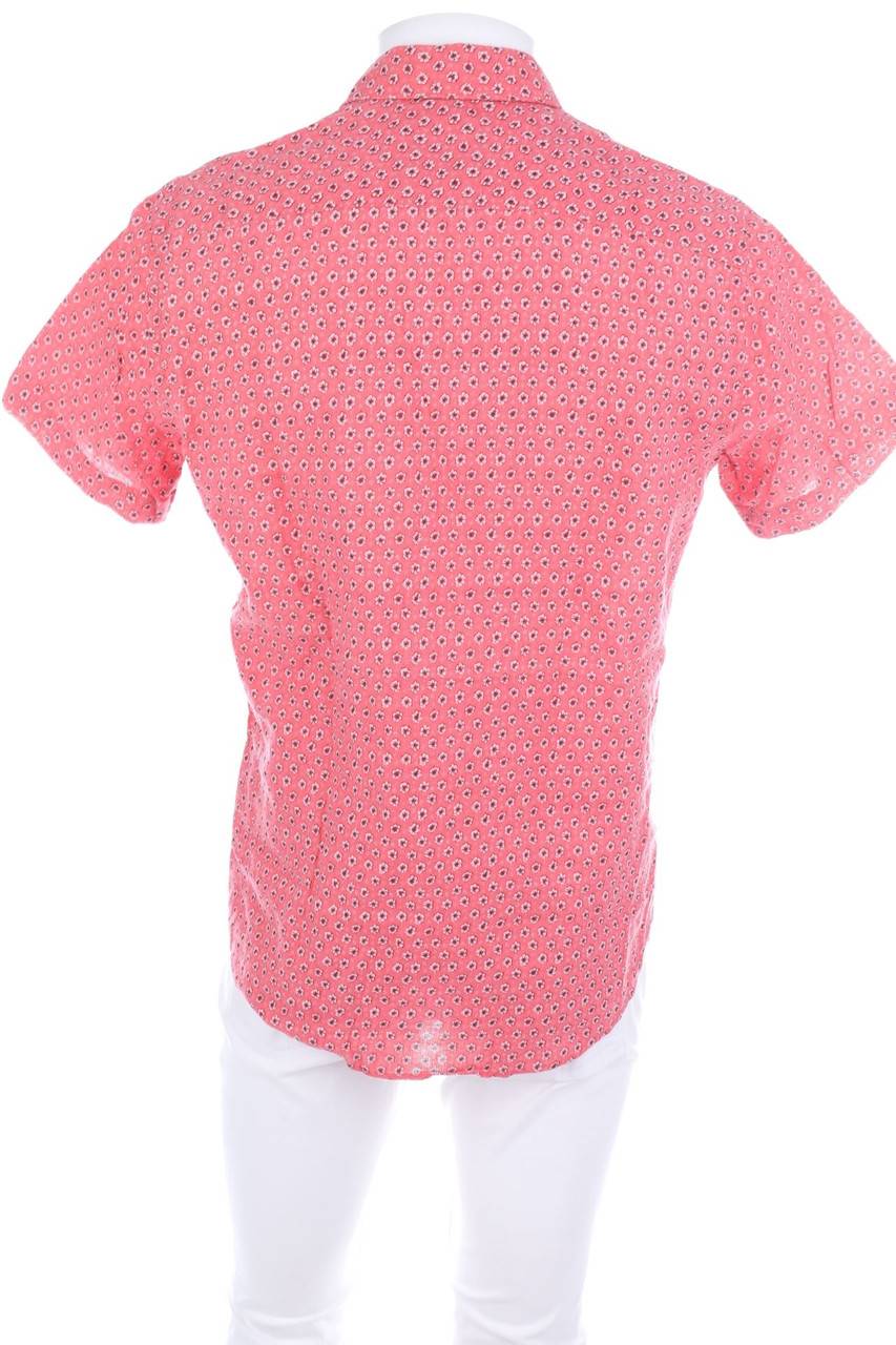 Carou NAVYBOOT Leinen-Hemd Mit Blumen-Print