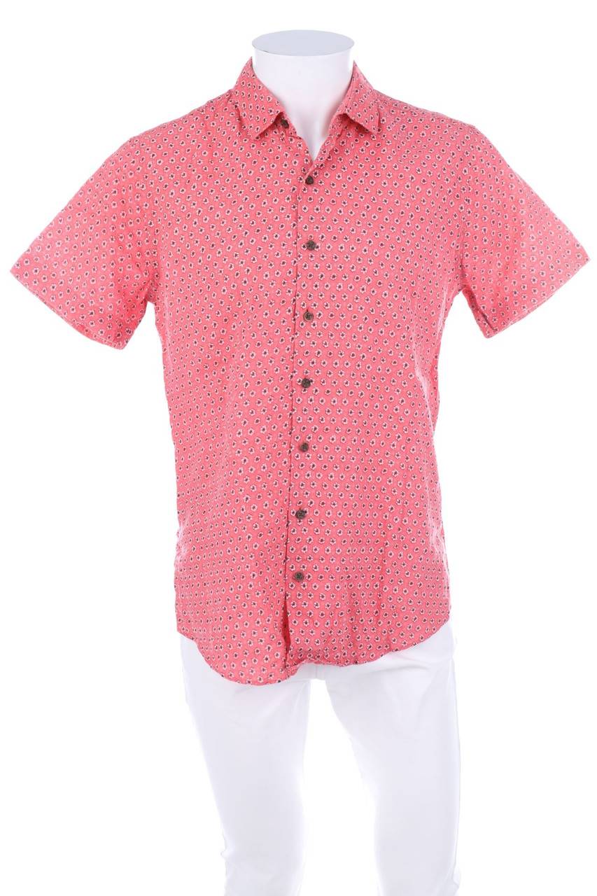 Carou NAVYBOOT Leinen-Hemd mit Blumen-Print