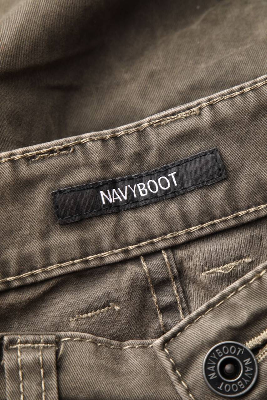Carou NAVYBOOT Used Look-Hose Aus Baumwoll-Mix
