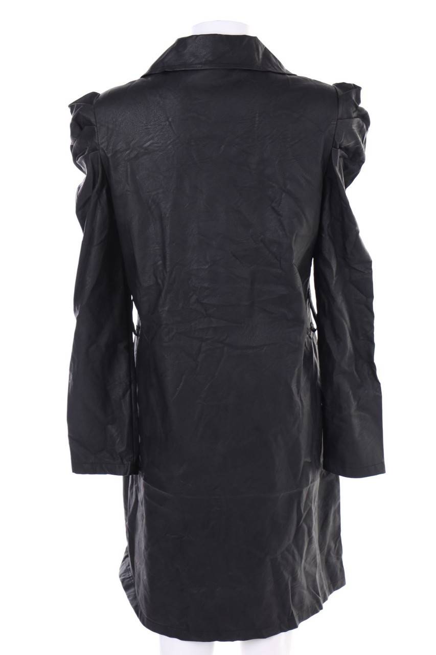 Carou NEW COLLECTION Faux Leather-Blusenkleid