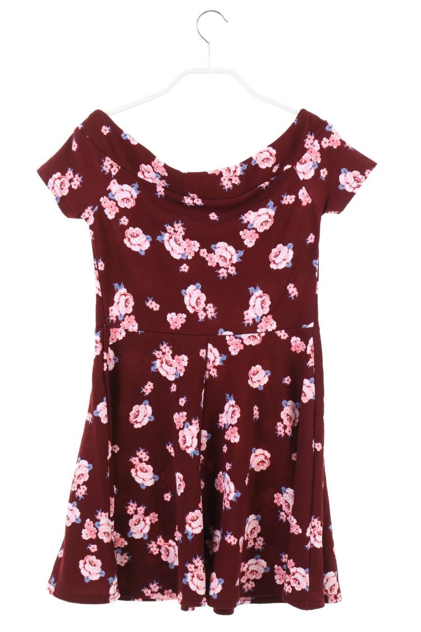 Carou NEW LOOK Carmen-Kleid Mit Blumen-Print