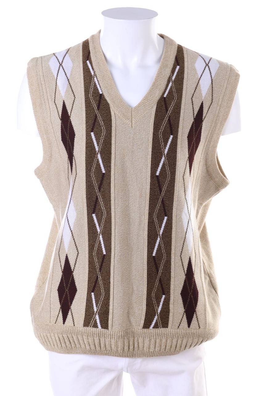 Carou NEWTEX Pullunder mit Argyle-Muster