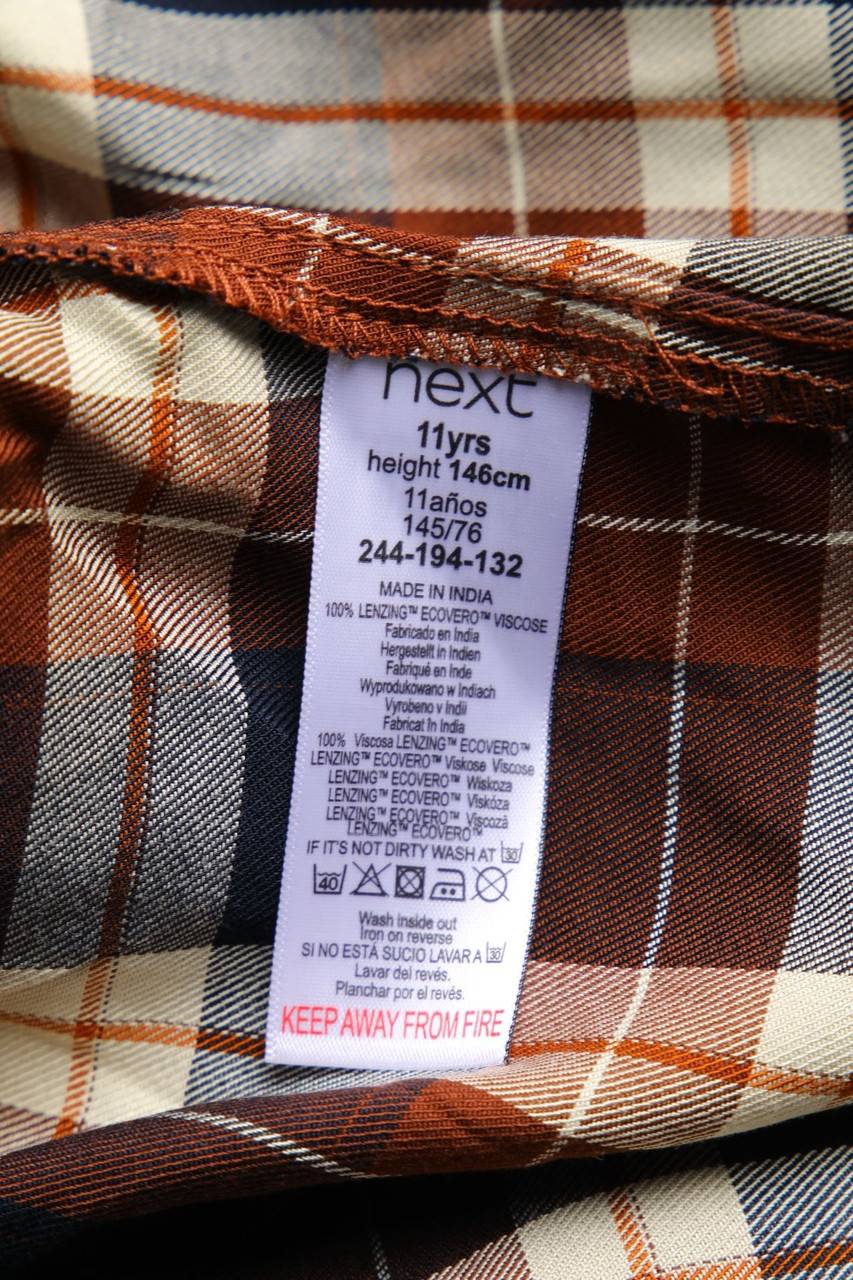 Carou Next Hemd-Kleid Mit Karo-Muster